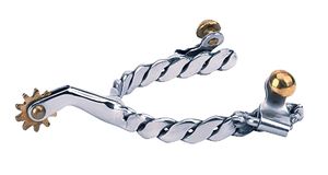 Weaver Roping Spur with Twisted Band