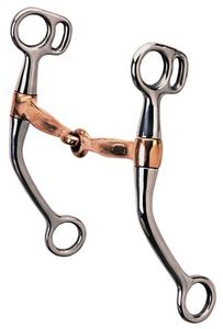 WEAVER Tom Thumb Snaffle Bit with 5" Mouth CP