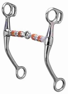 WEAVER Tom Thumb Snaffle Bit with 5" Roller Mouth SS