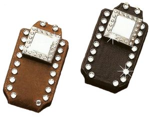 Western Square Crystal Cell Phone Holder