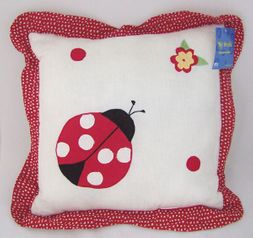 Lady Bug Accent Pillow