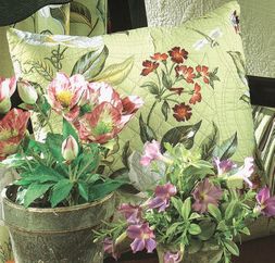 Magnolia Quilted Pillow by Williamsburg