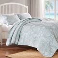 Marina Seafoam Green Coral Beach Quilt Set Marina Seafoam Green Coral Beach Quilt Set