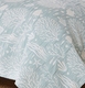 Marina Seafoam Green Coral Beach Quilt Set