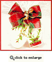 Christmas Mittens Solid White Chocolate Ornaments Gift (3 Oz)