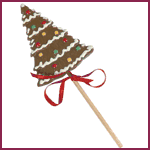 Christmas Tree Chocolate Lollipop (3 Oz)