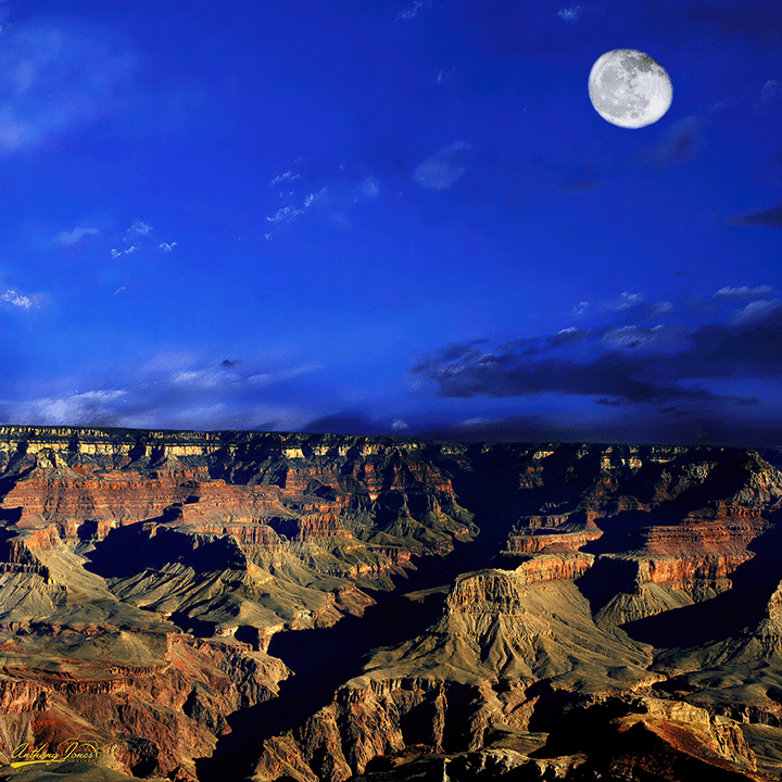 Moon Over the Canyon