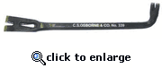 C.S. Osborne & Co. Bent Ripping Chisel - No. 339 ( 1 5/8" Cutting Edge )