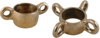 <strong>Davey & Company Bronze Mast Band</strong> - <strong>2</strong> or <strong>4 Eye Options</strong> ( 1 1/2" to 4" Sizes )