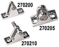Sea Dog Stainless Steel 90 Deck Hinge Stanchion Fitting - Removable Pin Option ( 1/4" or 5/16" Pin Sizes )