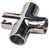 <strong>Sea Dog Stainless Steel 4-Way Tee Stanchion Fitting</strong> ( 1" Tube Size ) <strong>Sea Dog Stainless Steel 4-Way Tee Stanchion Fitting</strong> ( 1" Tube Size )