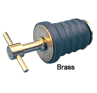 SEA DOG CORPORATION Deck Drain - 5-5/8 Inch Black ABS Marine Drain