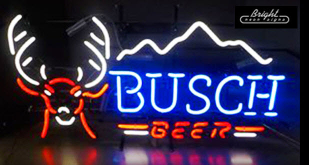 Busch Neon Busch Light Neon Bar Signs