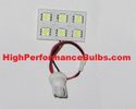 194 (Also fits 168 and 2825) White 6 LED Panel with 6 High Output LEDs (single bulb) Part # 194Panel6