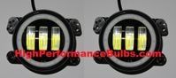 2011  2016 Jeep Wrangler Cree LED Fog Light Replacement Housings