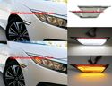 2016 2017 2018 Honda Civic Clear Lens LED Switchback Amber/White Side Markers 2016 2017 2018 Honda Civic Clear Lens LED Switchback Amber/White Side Markers