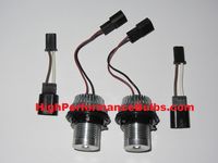BMW Angel Eyes Upgrade with 6 Watt LEDs for E39, E53, E60, E63, E64, E65, E66, E87 Models Part # AEE39-87W
