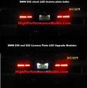 BMW LED License Plate Lights Replacement Modules (2 Lights)