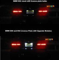 BMW License Plate LED Upgrade Modules (2 Lights)