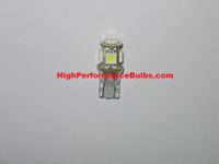 HPX 194 (Also fits 168 and 2825) Amber LED bulb with 5 High Output LEDs (single bulb) Part # 194HO5A 