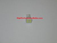 HPX 194 (Also fits 168 and 2825) White LED bulb with 4 High Output LEDs on top (single bulb) Part # 194HO4T 