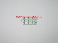 HPX 578 (also fits 561 211-2, 212-2, 214-2)  White 9 High Output LED Festoon Loop Bulb Part # 44HO9L