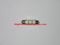 HPX 6418 LED Festoon Bulb with 3 High Output LEDs (Also fits 6423, 6424, 6429, 6461, C5W) Part # 36HO3