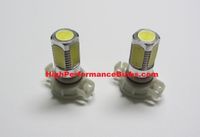 HPX H16 (5202, 9009) High Power Amber LED bulb Twin Pack (2 bulbs) Part # H16HPLEDY