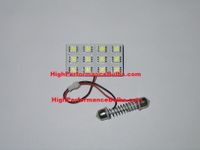 HPX White LED Festoon Panel bulb with 12 High Output LEDs (fits all festoon sizes) Part # 12LEDFP