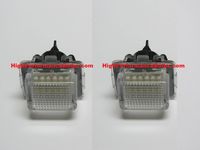 Mercedes LED License Plate Light Modules with 18 White LEDs for C-Class (W204), E-Class (W212) and CL Class (W216)