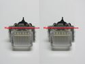 Mercedes LED License Plate Light Modules with 18 White LEDs for C-Class (W204), E-Class (W212) and CL Class (W216) Mercedes LED License Plate Light Modules with 18 White LEDs for C-Class (W204), E-Class (W212) and CL Class (W216)