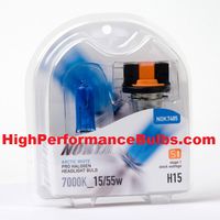 Nokya Arctic White H15 15/55 watt Stage 1 (two bulbs) NOK7485 