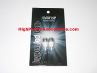 Nokya Hyper White 194 (also fits 168, 2825) High Output One Watt LED Twin Pack Part # NOK6656
