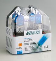 Nokya Stage 1 Arctic White H13 (9008) Twin Pack Part # NOK7227