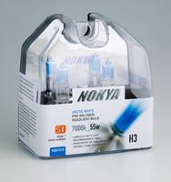 Nokya Stage 1 Arctic White H3 Twin Pack Part # NOK7415