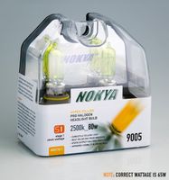 Nokya Stage 1 Hyper Yellow 9005 (HB3) Twin Pack Part # NOK7611