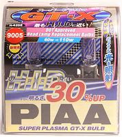 PIAA Super Plasma Gt-X 9005 (HB3) Twin Pack Bulbs Part # 19625