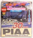 PIAA Super Plasma Gt-X 9005 (HB3) Twin Pack Bulbs Part # 19625 PIAA Super Plasma Gt-X 9005 (HB3) Twin Pack Bulbs Part # 19625