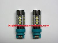 PW24W Super Bright 6000K White LED Bulb Set (2 Bulbs)