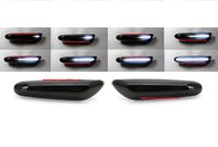 Smoked Lens Sequential 6000K White LED Side Marker Lights For BMW 1 3 5 X3 Series