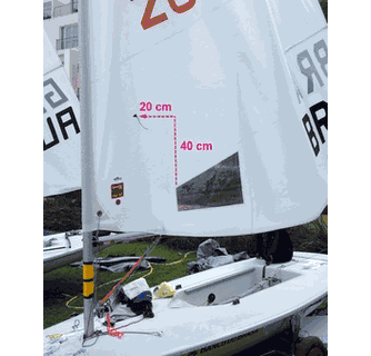 Practice Sail for Laser Standard Mk2 Full Rig (ILCA 7)