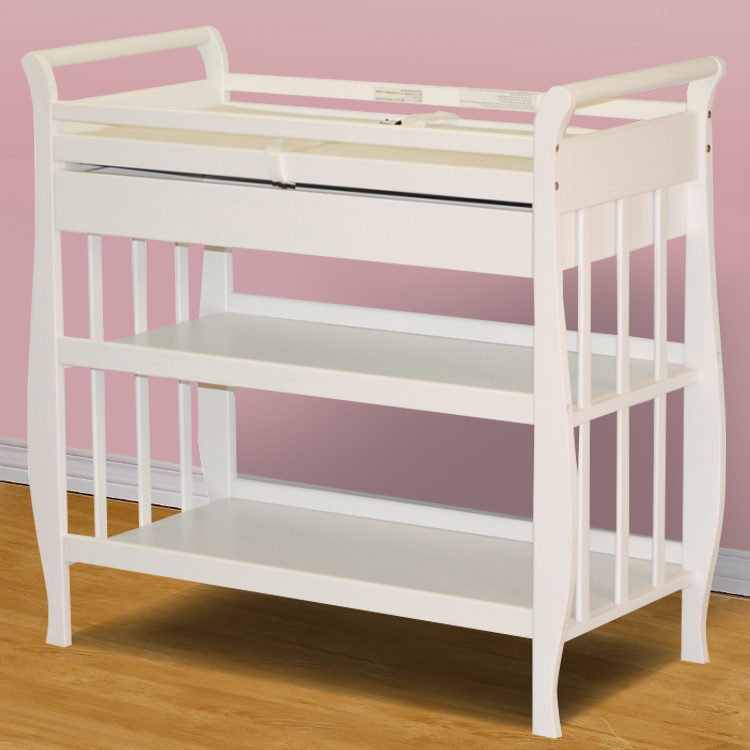 AFG Athena Nadia Sleigh Changing Table White FREE SHIPPING