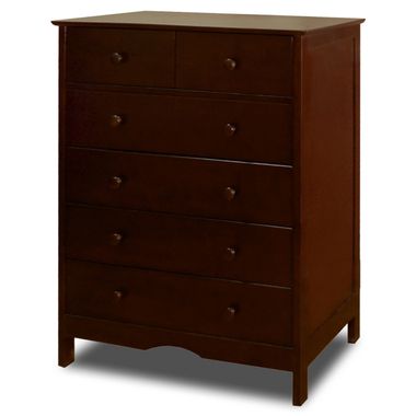 AFG Molly 6 Drawer Dresser in Espresso - Click to enlarge
