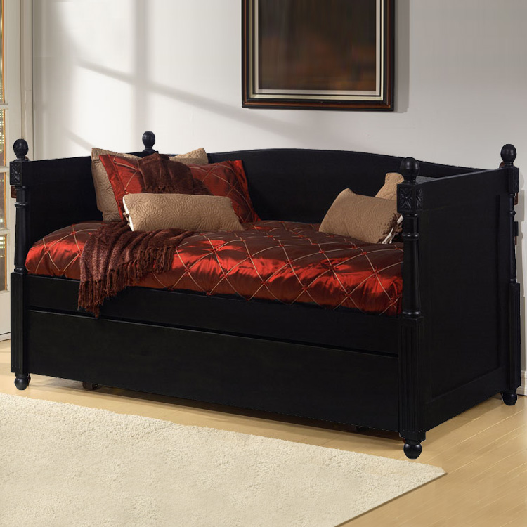 Alligator French Collection Daybed in Antique Black at