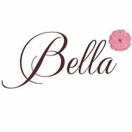 Alphabet Garden Designs Bella Flower Vinyl Wall Decal