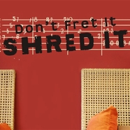 Alphabet Garden Designs Shred It Wall Decal