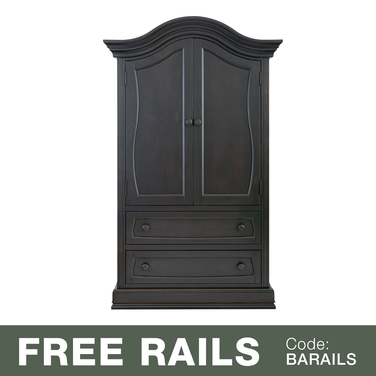 Baby Appleseed Davenport Armoire in Slate FREE SHIPPING 999.00