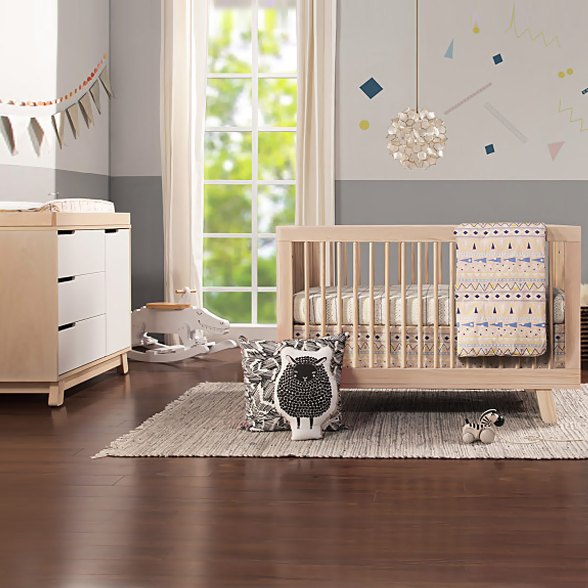 modern crib and dresser Marley Crib And 6 Drawer Dresser