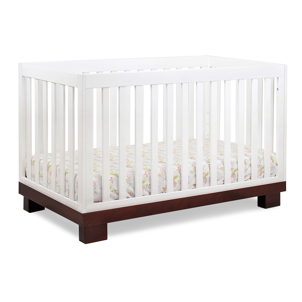 Modern Babyletto Modo 3in1 TwoTone Baby Crib M6701QW FREE SHIPPING