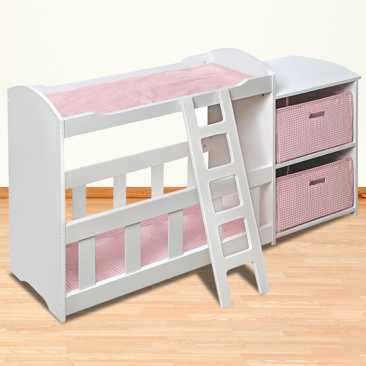 Badger Basket Doll Crib and Changing Station with 2 Baskets FREE SHIPPING